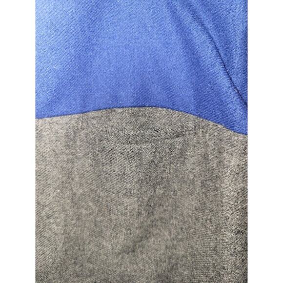 GAP Mini Skirt Women Sz 4 Blue Gray Wool Blend Lined Side Zip - Picture 4 of 9